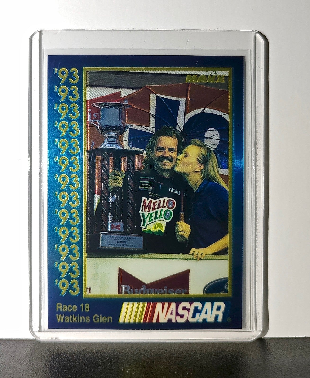 Race 18 Watkins Glen YR 1993 Maxx Premier Plus Racing #197 NASCAR SABCO Racing