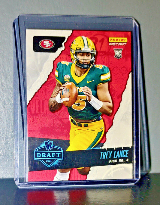 Trey Lance 2021 Panini NFL Instant Draft Night #3 Rookie Card 1 of 4208