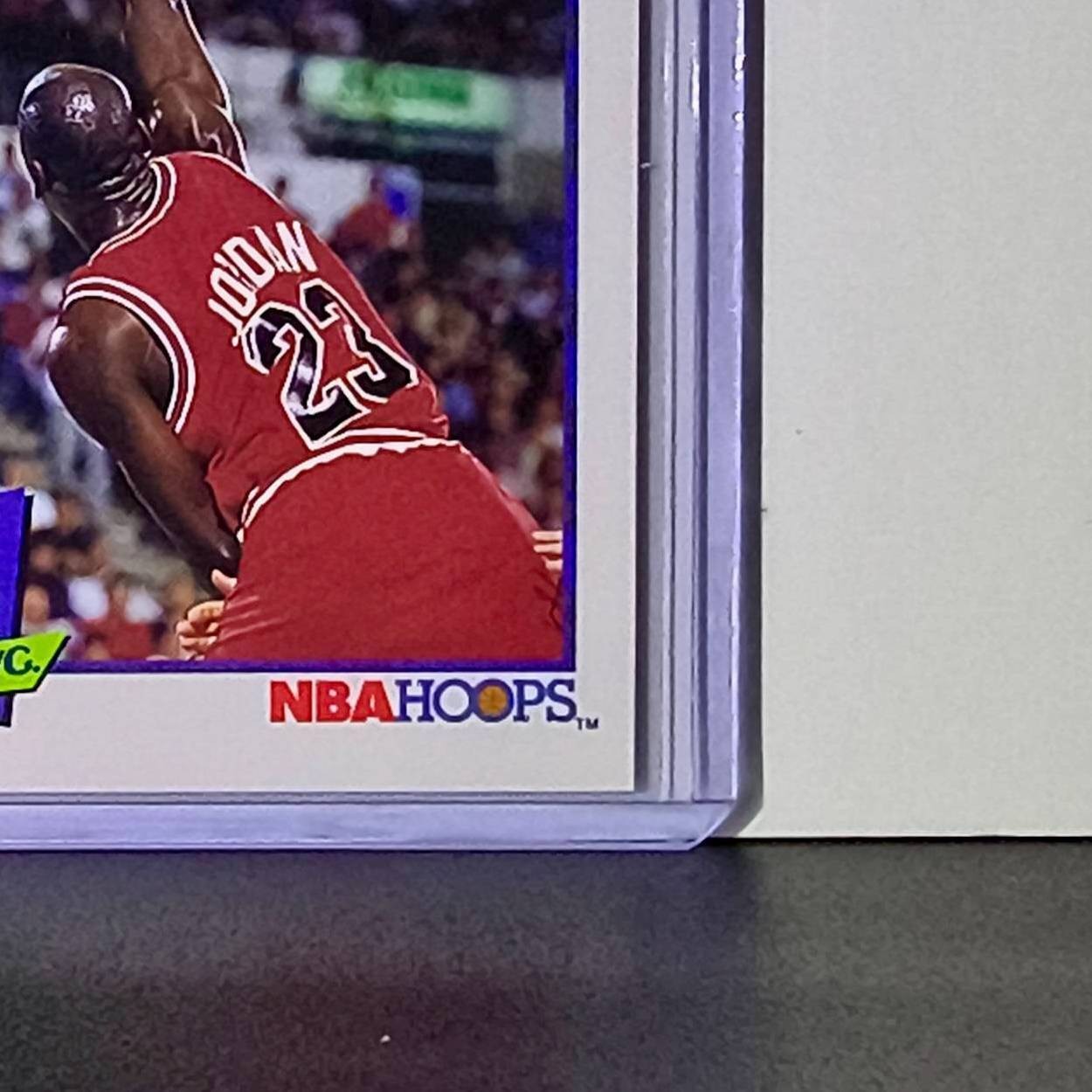 Michael Jordan 1991-92 NBA Hoops #536 All Time Active Leader Card Chicago Bulls