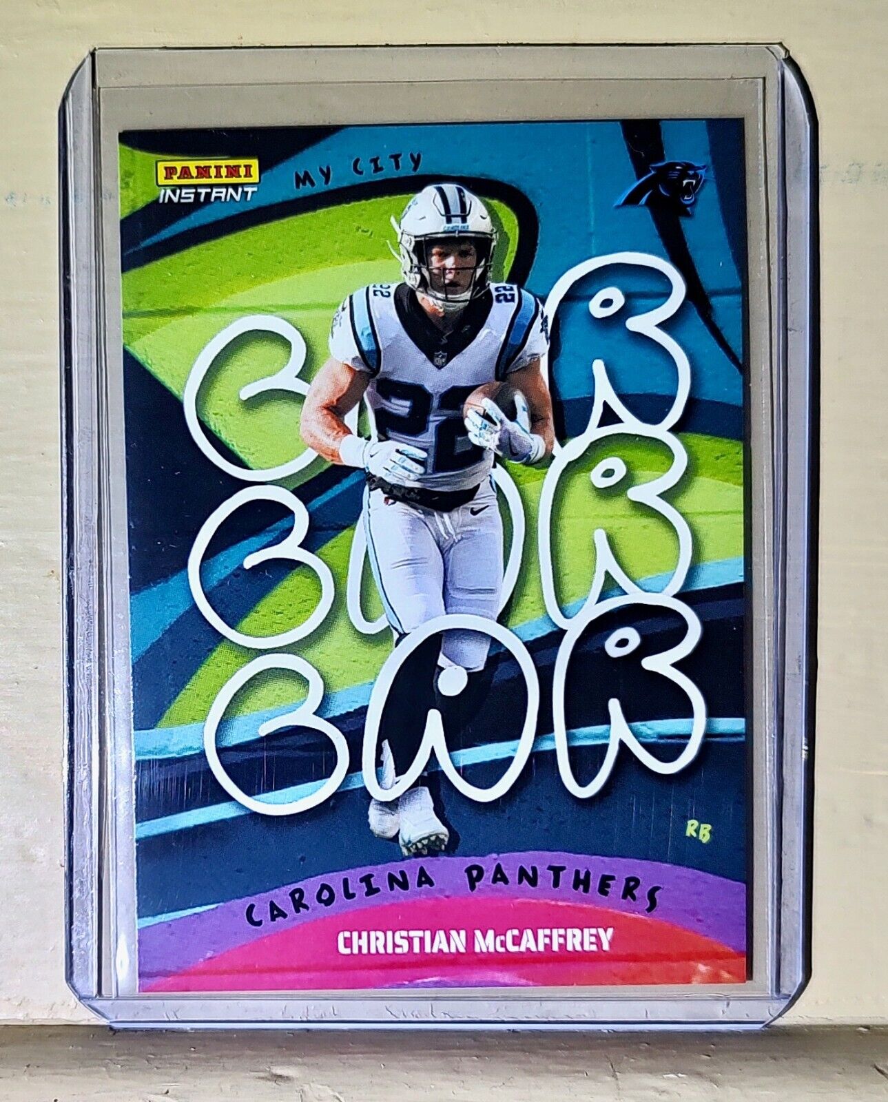 Christian McCaffrey 2022 Panini NFL MyCity #5 Football Card 1/1860