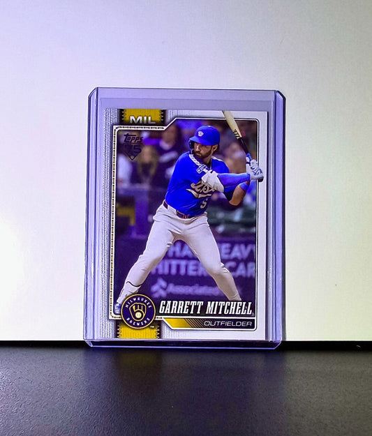 Garrett Mitchell 2026 Topps Update MLB #US218 Card Milwaukee Brewers