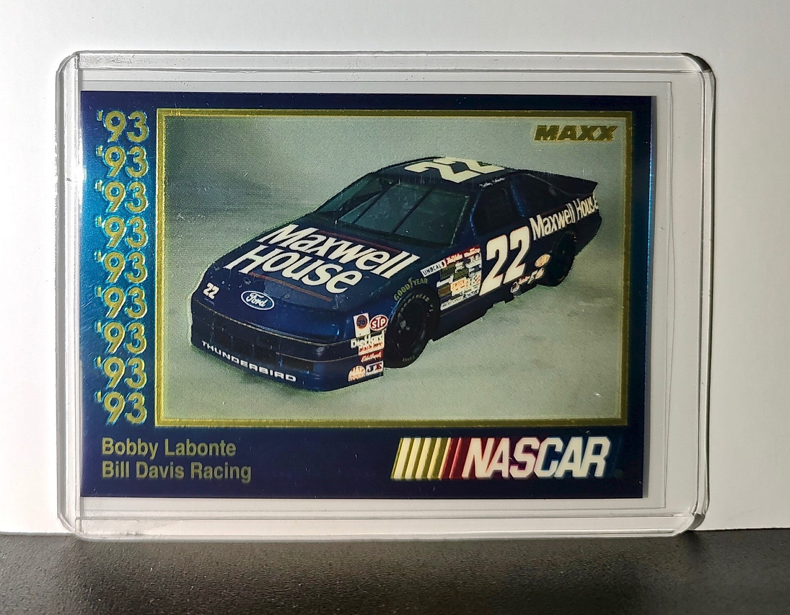 Bobby Labonte 1993 Maxx Premier Plus Racing #51 NASCAR Card Bill Davis Racing