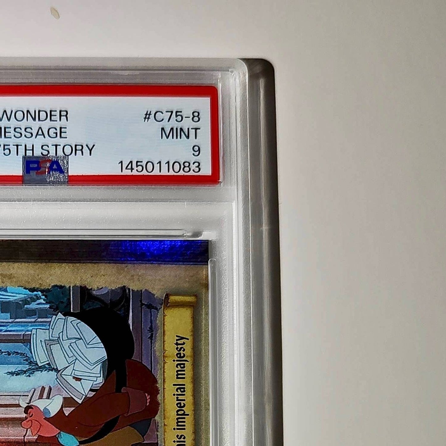 An urgent message from his imperial majesty 2025 Topps Disney #C75-8 PSA 9