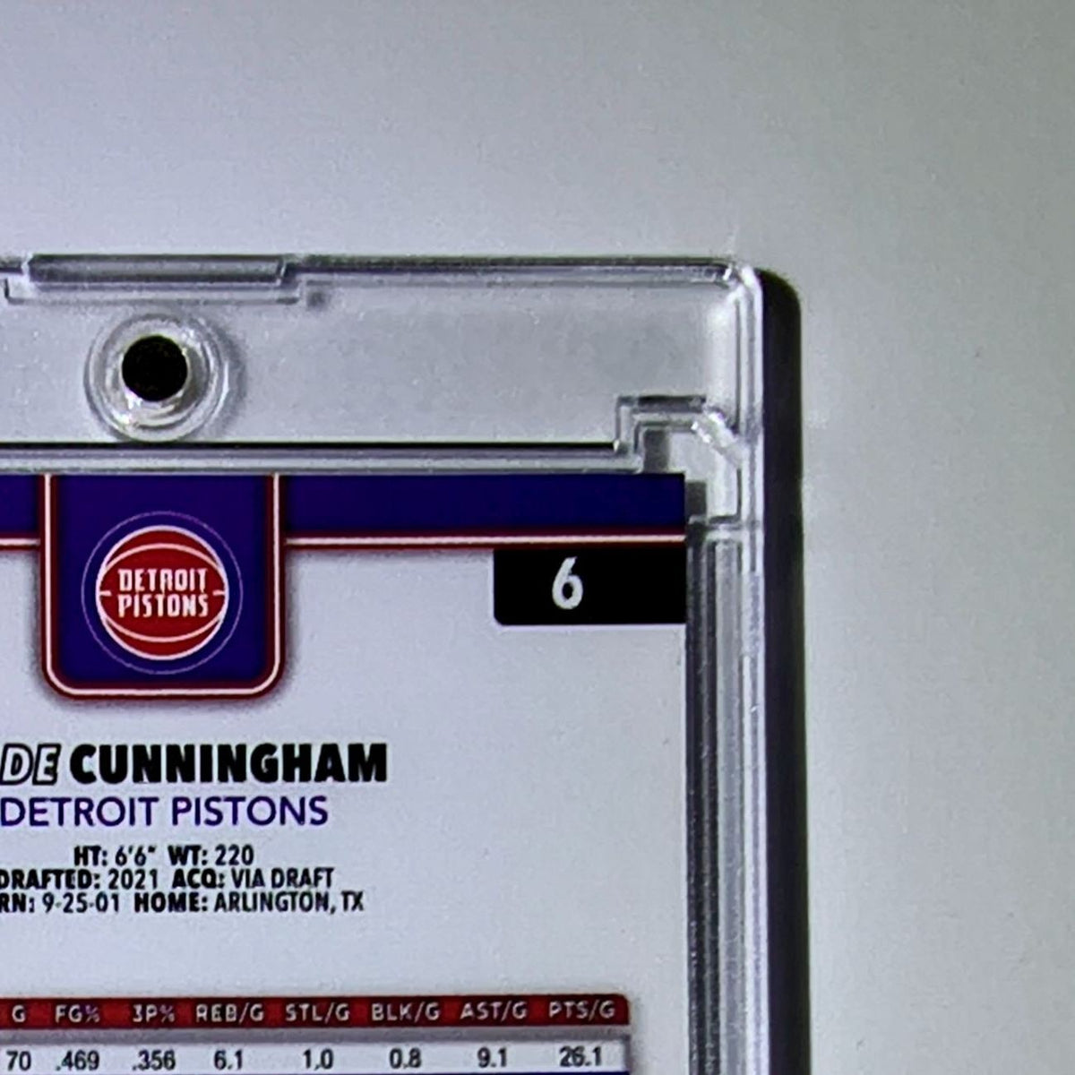 Cade Cunningham 2025-26 NBA Topps Chrome Update #6 Basketball Card Pistons