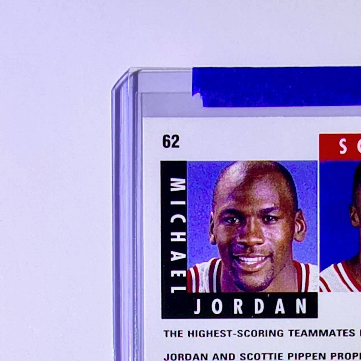 Michael Jordan Scottie Pippen 1992-93 Upper Deck Scoring Threats #62 Card Bulls