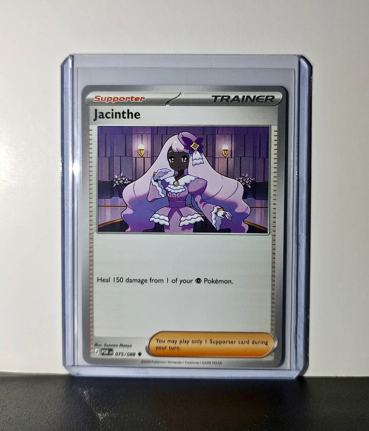 Pokemon Jacinthe Supporter Trainer 075/088 2025 Perfect Order Mega Evolution