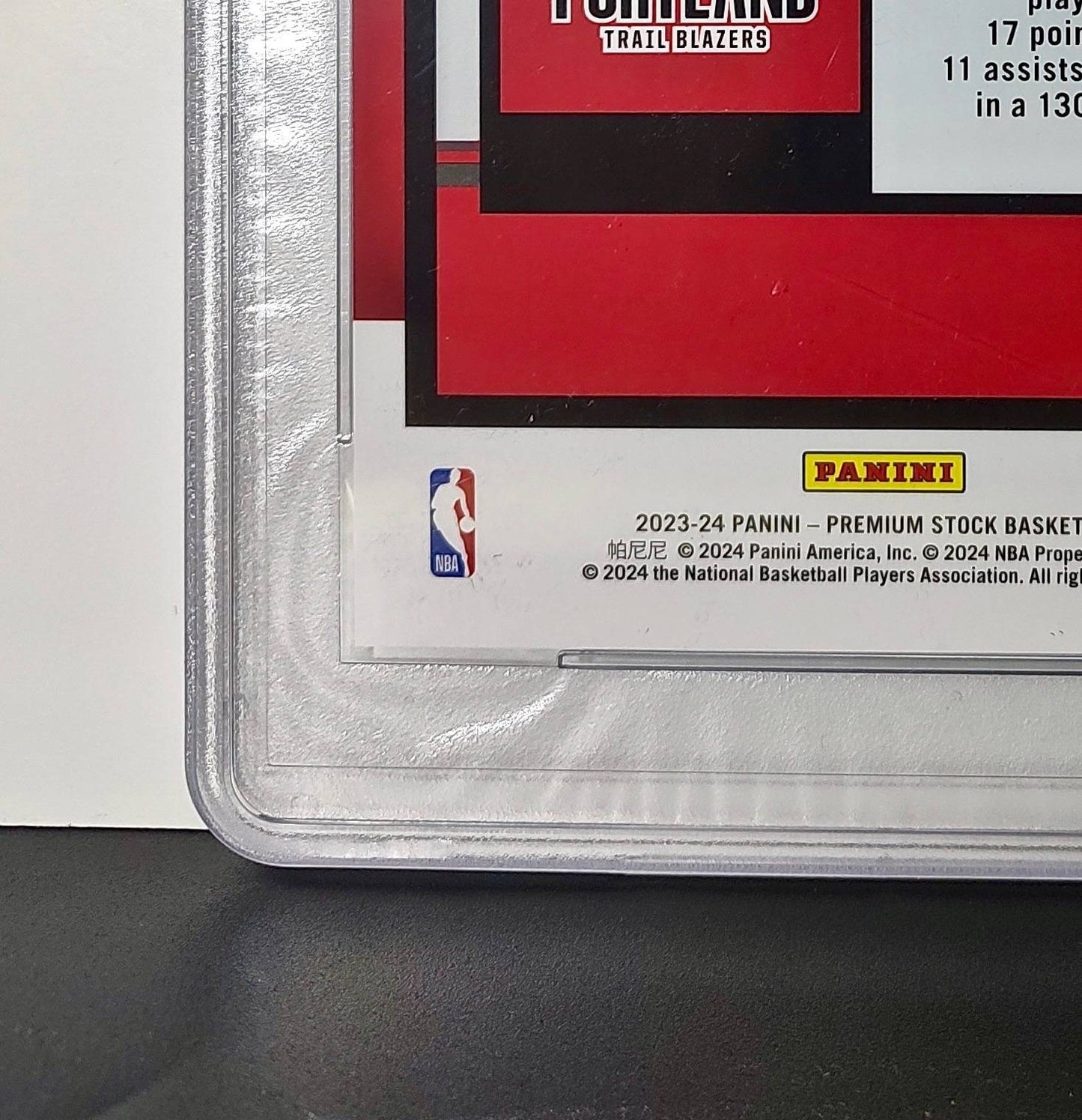Scoot Henderson 2023 Panini Premium Stock NBA Hoops #3 Jumbo PSA 9 Mint