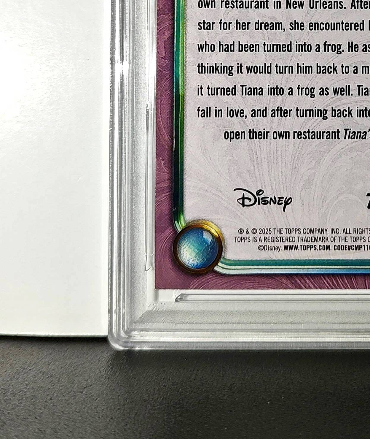 Tiana 2025 Topps Disney Cartoon Princess #159 Card PSA 6