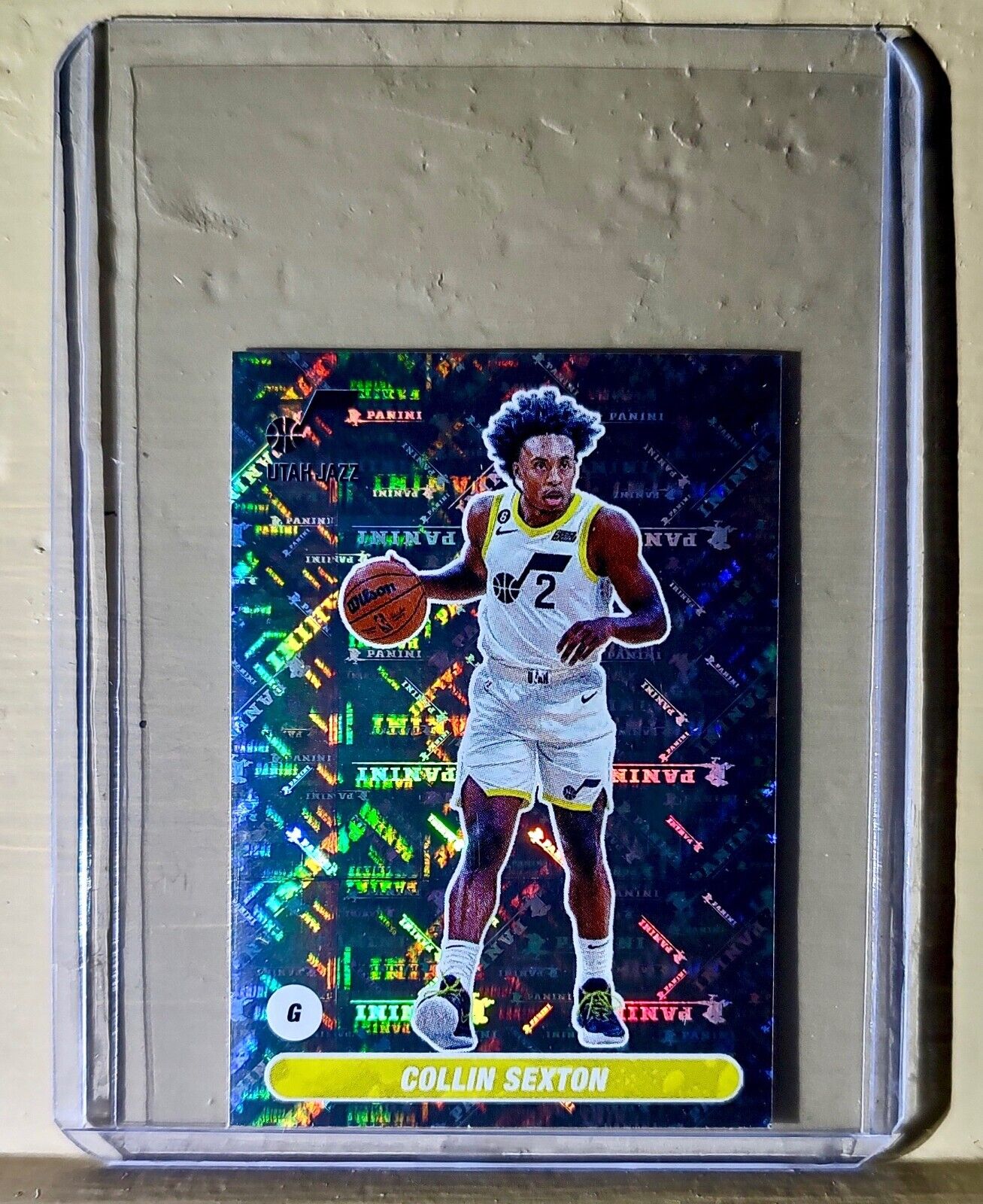 2023-24 Collin Sexton Panini NBA Basketball #478 Sticker Utah Jazz