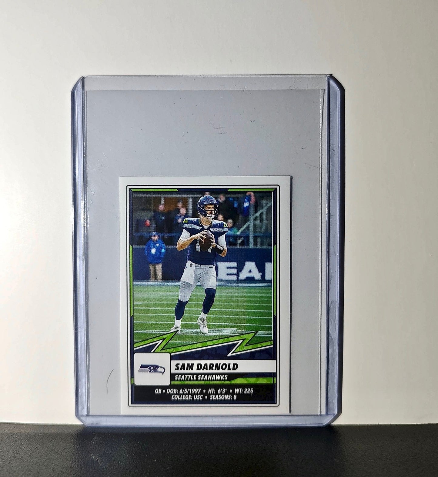 Sam Darnold 2025 Panini NFL #536 Sticker Seattle Seahawks