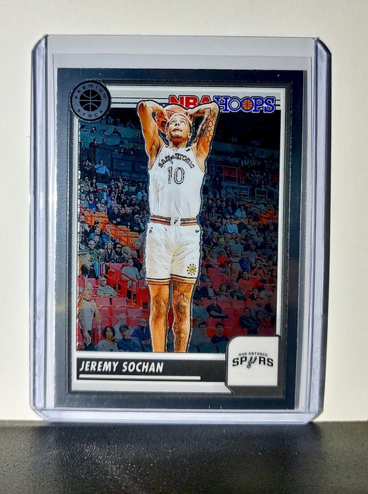 Jeremy Sochan 2023-24 Panini Premium Stock NBA Hoops #34 Card San Antonio Spurs