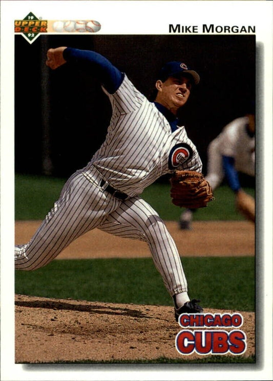 Mike Morgan 1992 Upper Deck MLB #703 Baseball Card Chicago Cubs