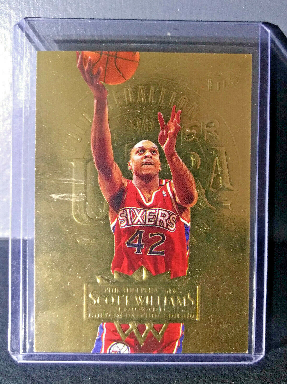 1995-96 Scott Williams Fleer Ultra Gold Medallion #136 Basketball Card