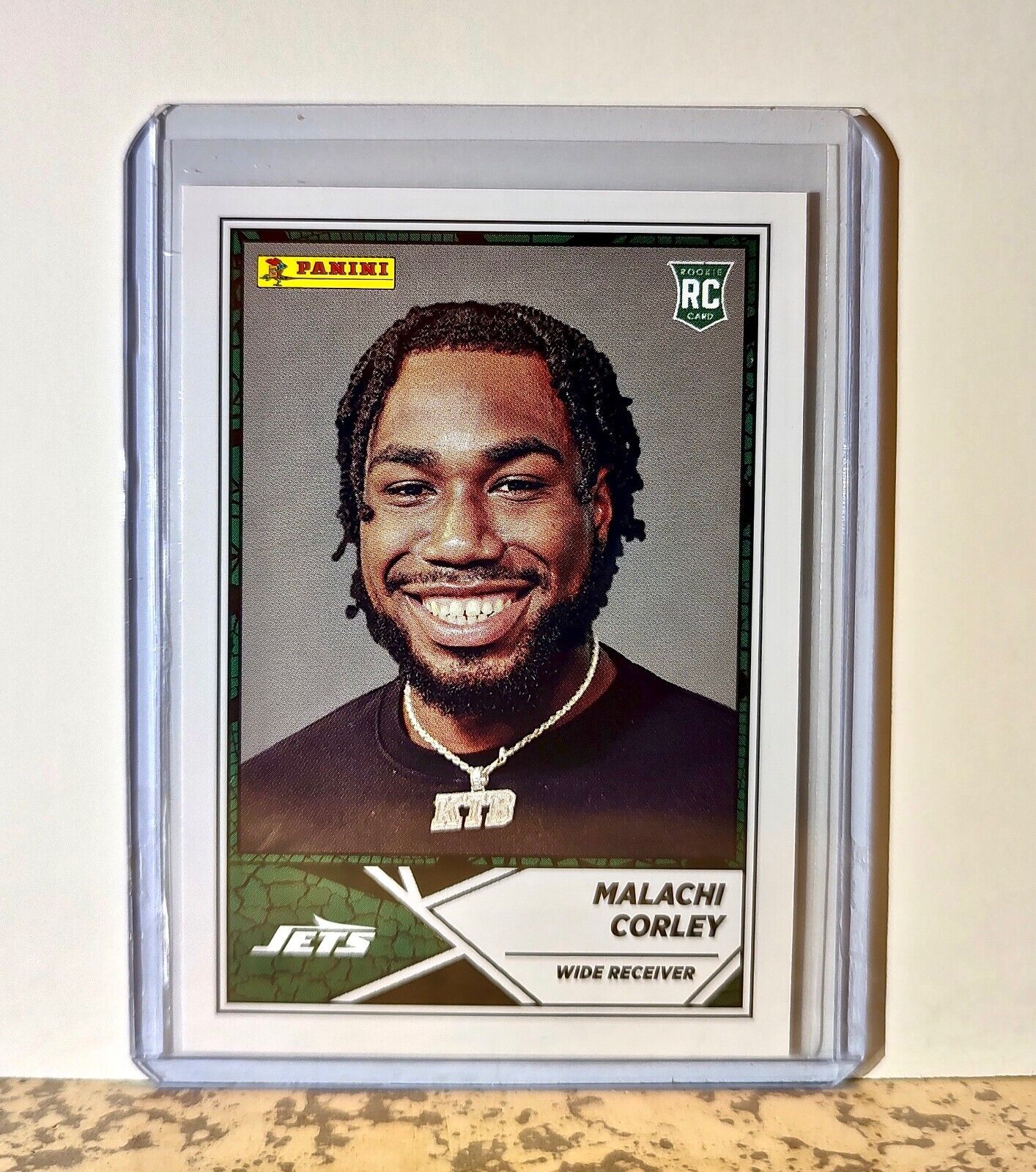 Malachi Corley 2024 Panini NFL #91 Rookie Sticker Card New York Jets