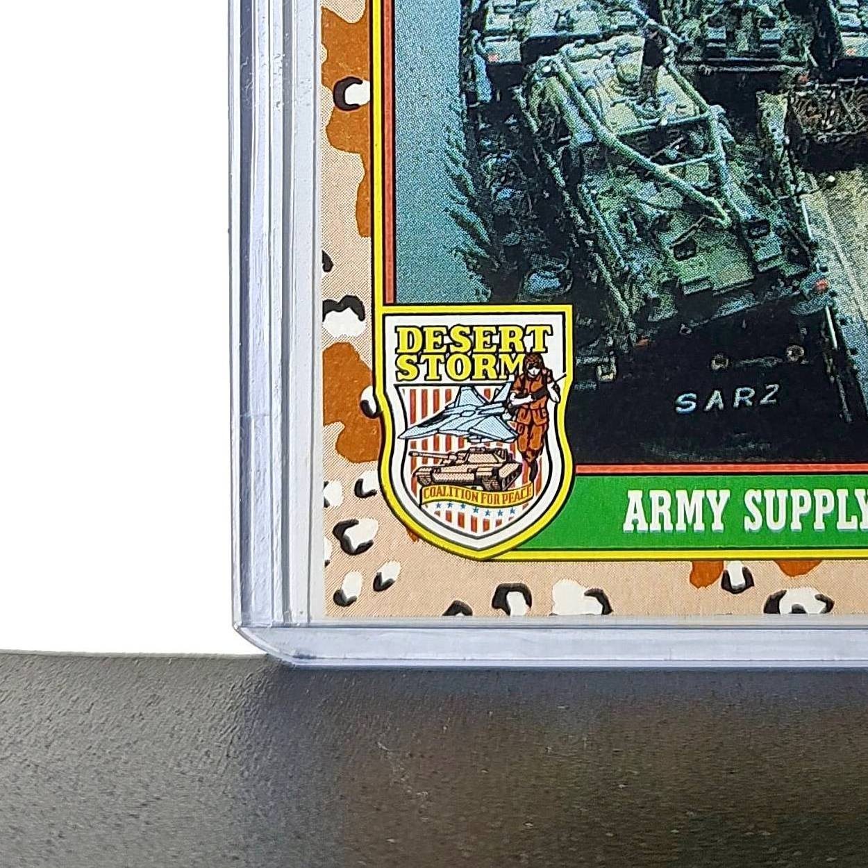 Army Supply Ship 1991 Topps Desert Storm #54 Card