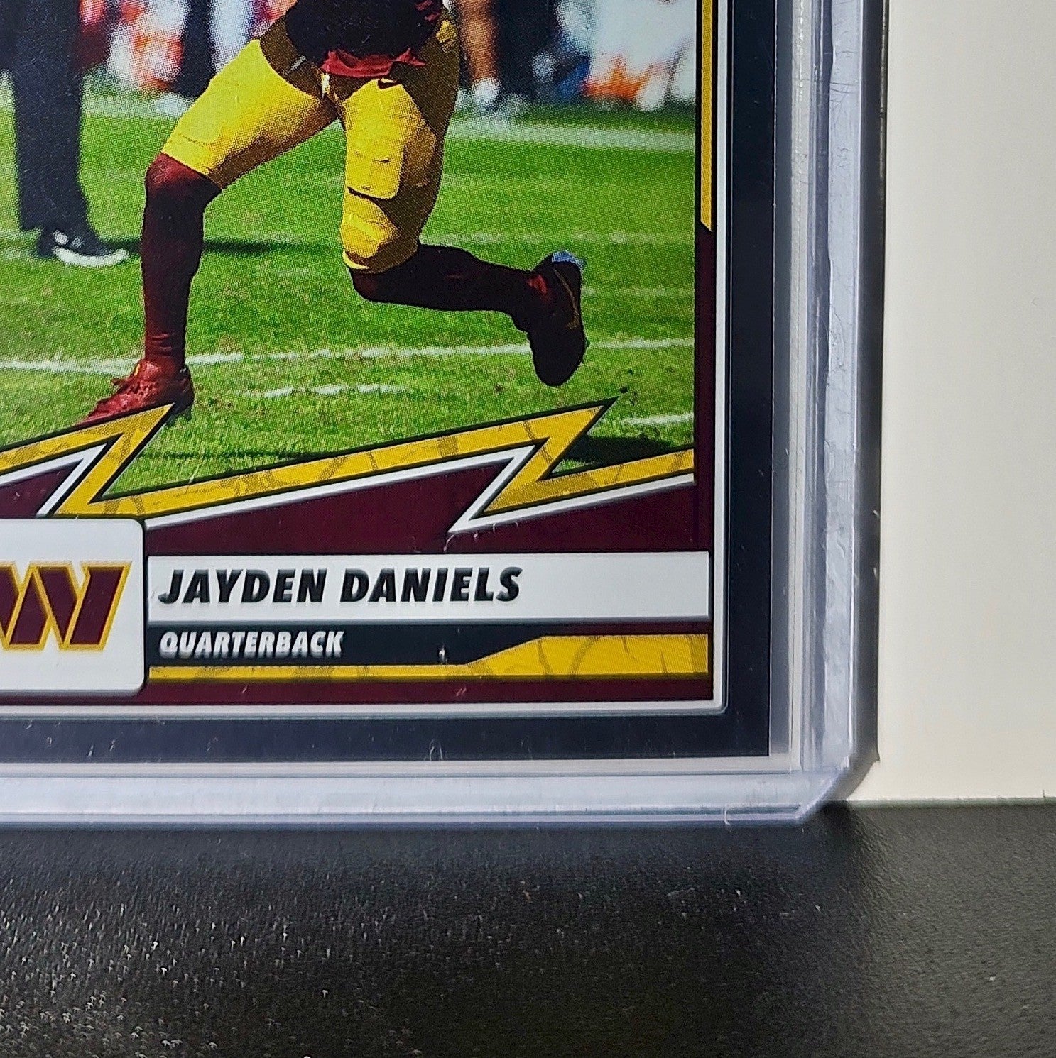 Jayden Daniels 2025 Panini NFL #1 Foil Sticker Card Washington Commanders