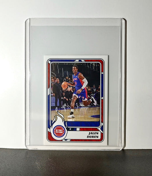 Jalen Duren 2024-25 Panini NBA #180 Sticker Card Detroit Pistons