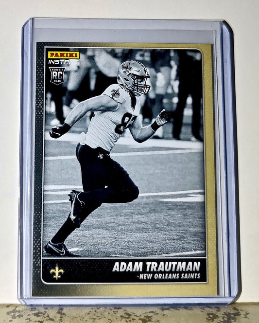 Adam Trautman 2020 Panini NFL #34 Black and White Rookies Card Saints 1 of 518