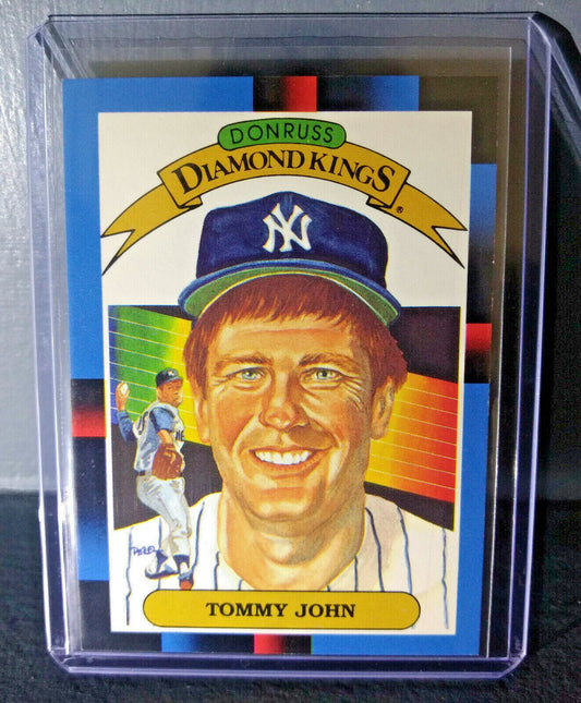 1988 Tommy John Donruss Diamond Kings #17 Baseball Card