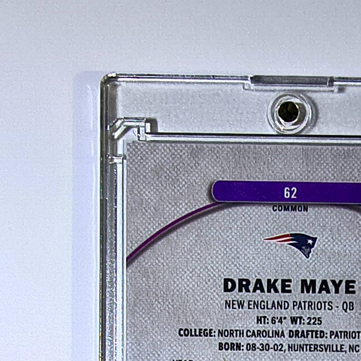 Drake Maye 2025 Topps Finest NFL #RF-5 Reflash Card New England Patriots