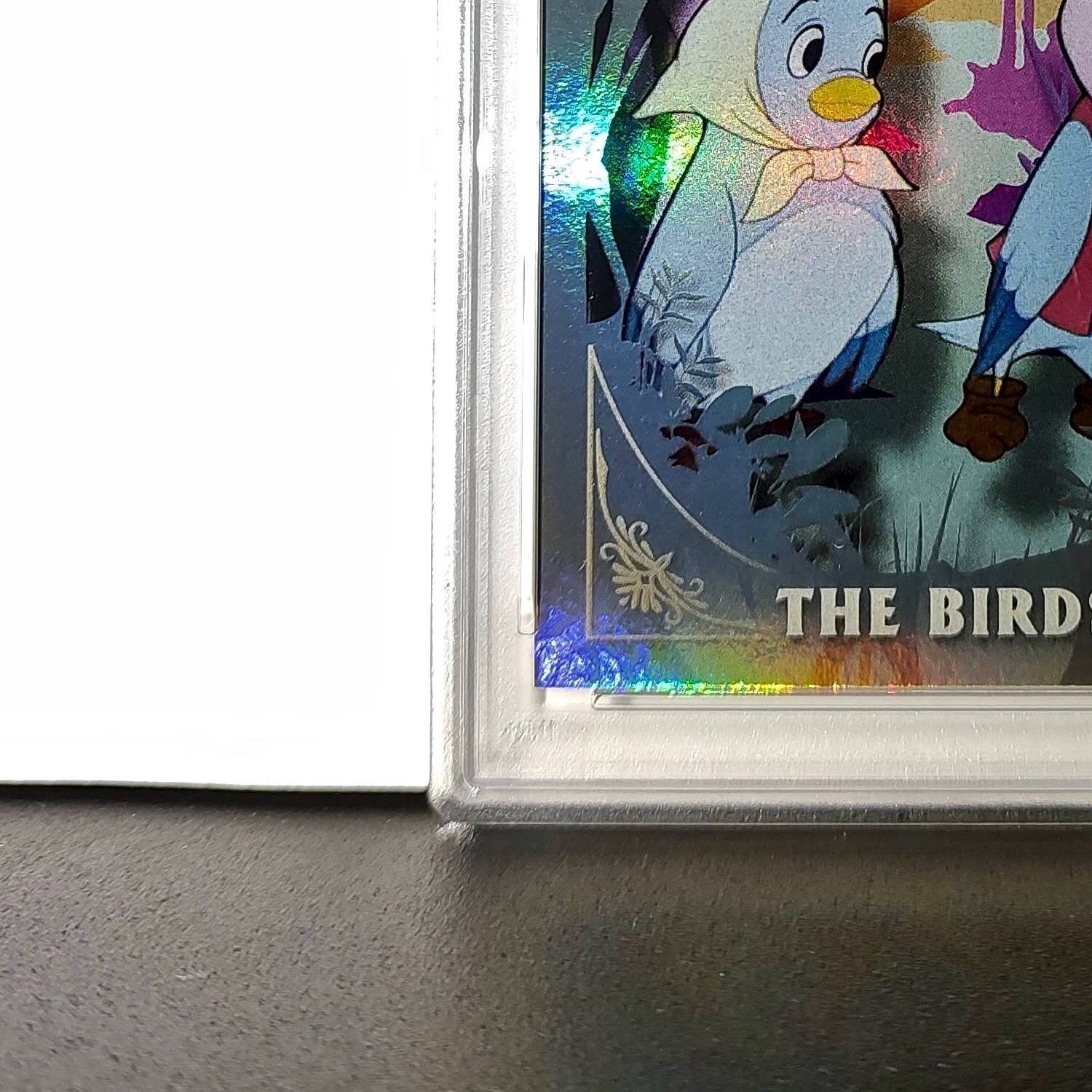 The Birds 2025 Topps Disney #FF-5 Furry Friends Card Cinderella PSA 9