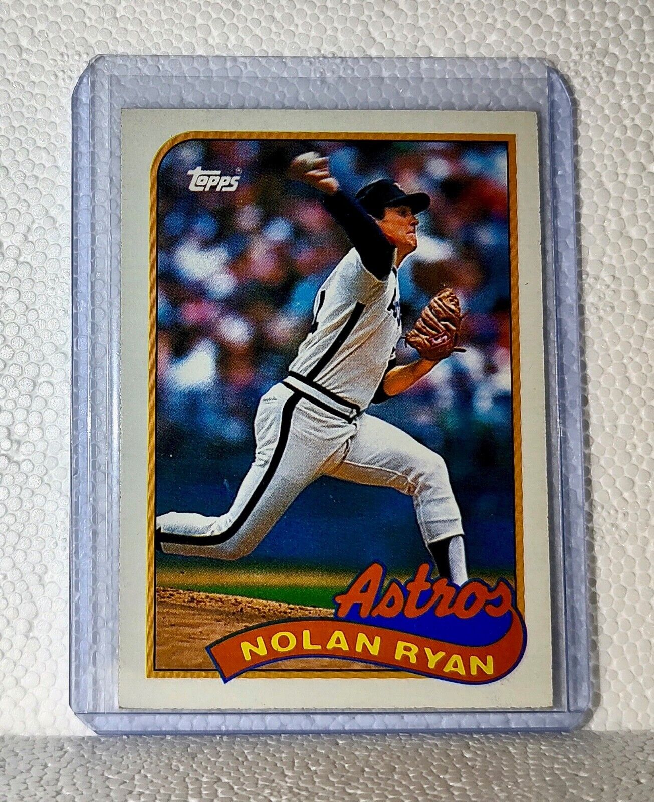 Nolan Ryan 1989 Topps MLB #530 Baseball Card Houston Astros