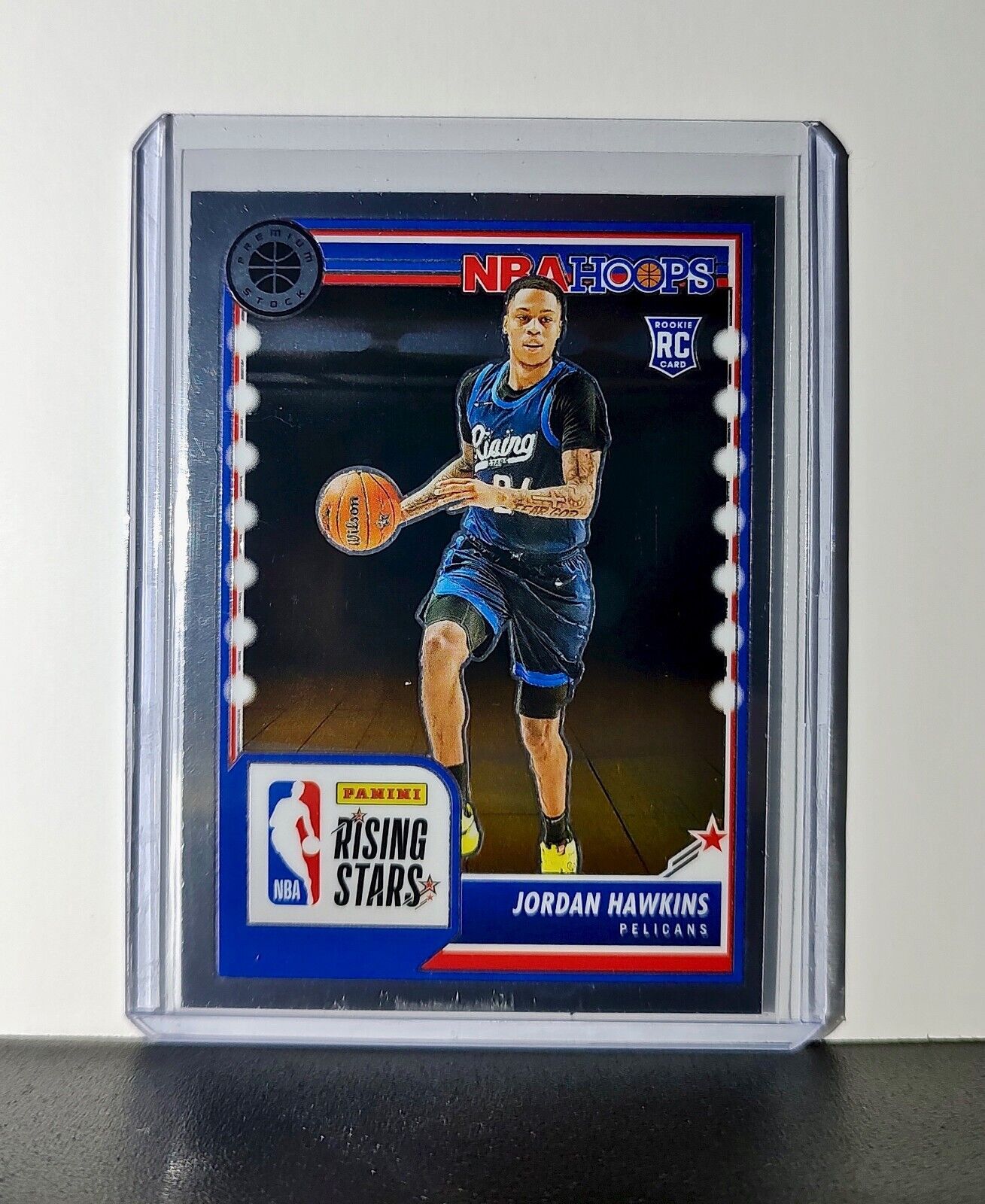 Jordan Hawkins 2023-24 Panini Premium NBA Hoops Rising Stars #288 Rookie Card