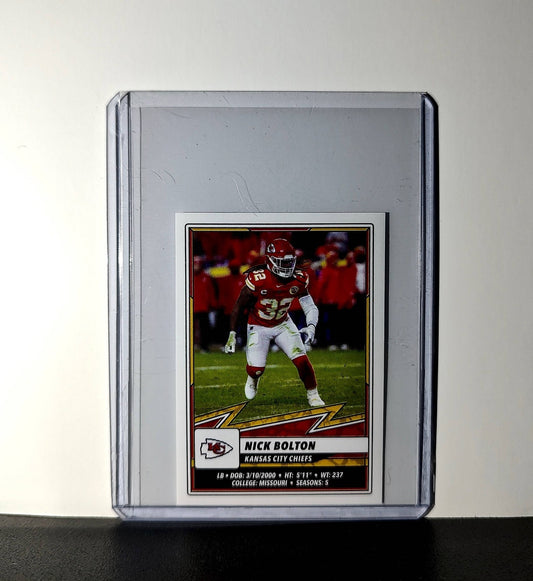 Nick Bolton 2025 Panini NFL #257 Sticker Kansas City Chiefs