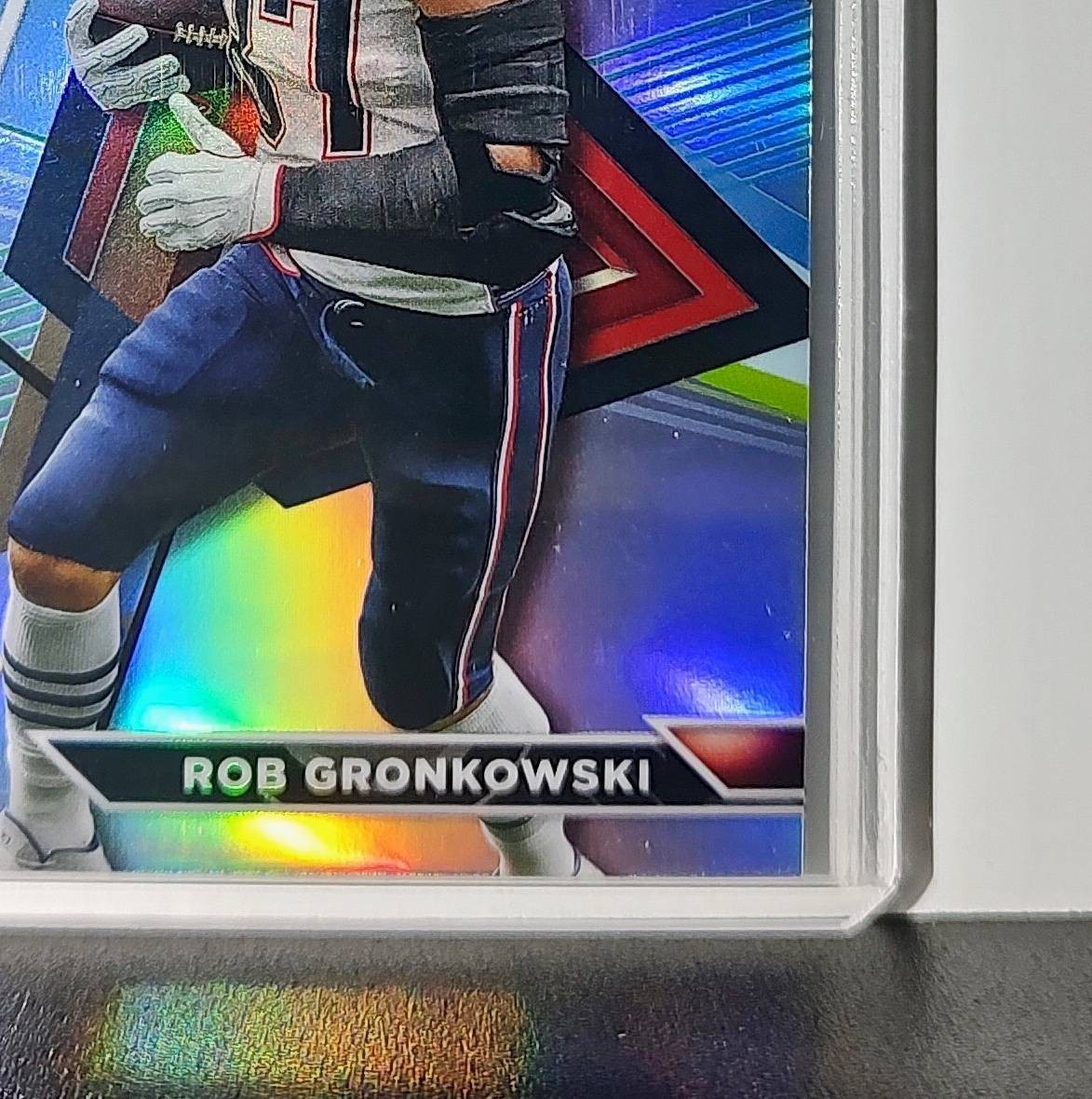 Rob Gronkowski 2023 Topps Finest NFL #213 Refractor Card New England Patriots