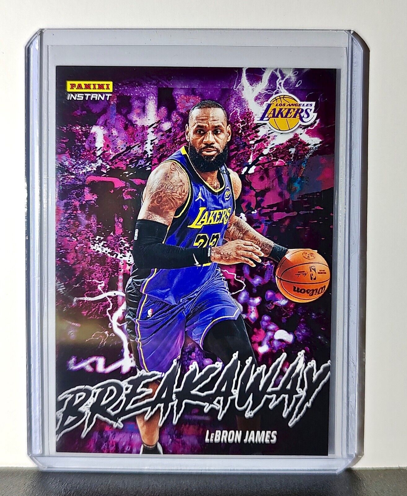 Lebron James 2024-25 Panini NBA #15 Breakaway Card Los Angeles Lakers 1/1355