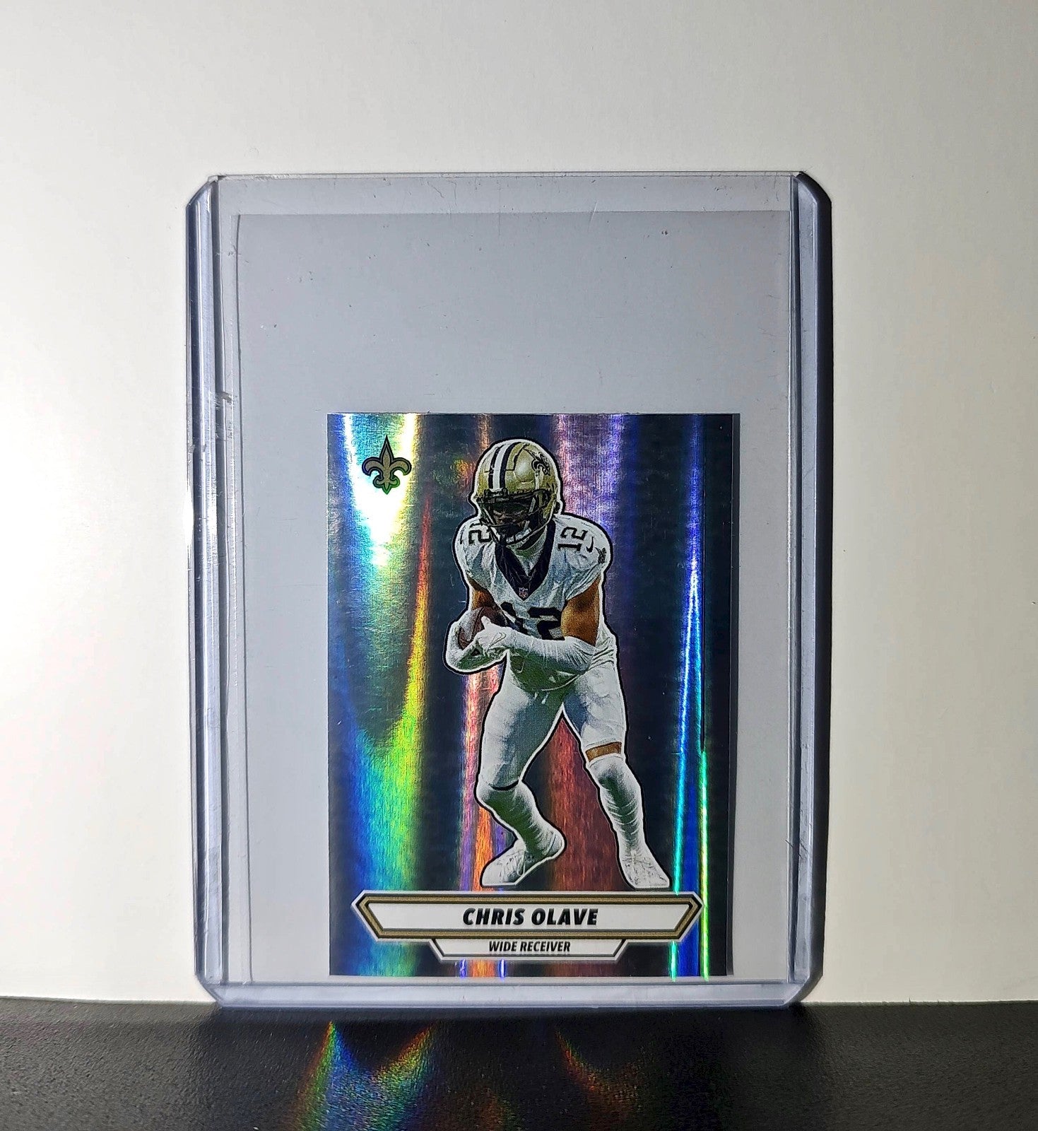 Chris Olave 2025 Panini NFL #459 Foil Sticker New Orleans Saints