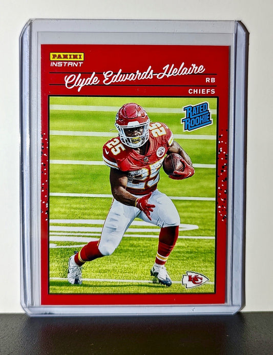 Clyde Edwards-Helaire Rookie 2020 Panini NFL #12 Rated Rookie Kansas City Chiefs