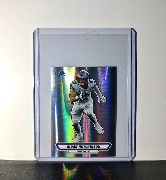 Aidan Hutchinson 2025 Panini NFL #389 Foil Sticker Detroit Lions