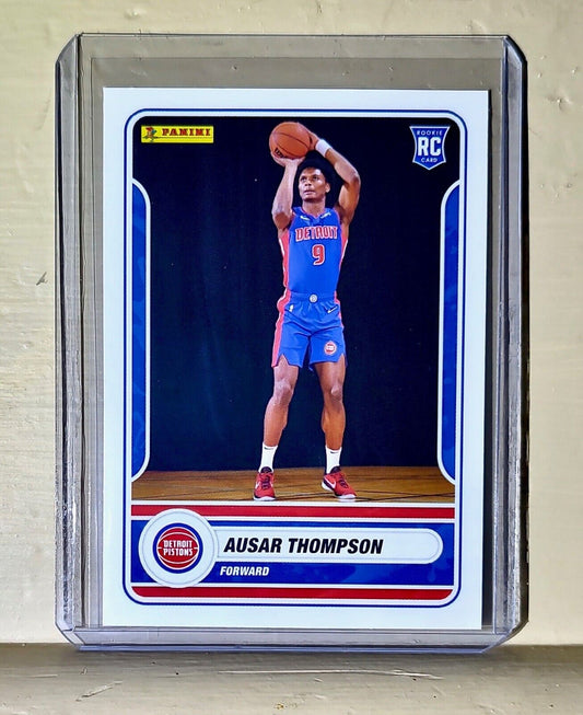 Ausar Thompson 2023-24 Panini NBA Basketball #75 Rookie Card Detroit Pistons