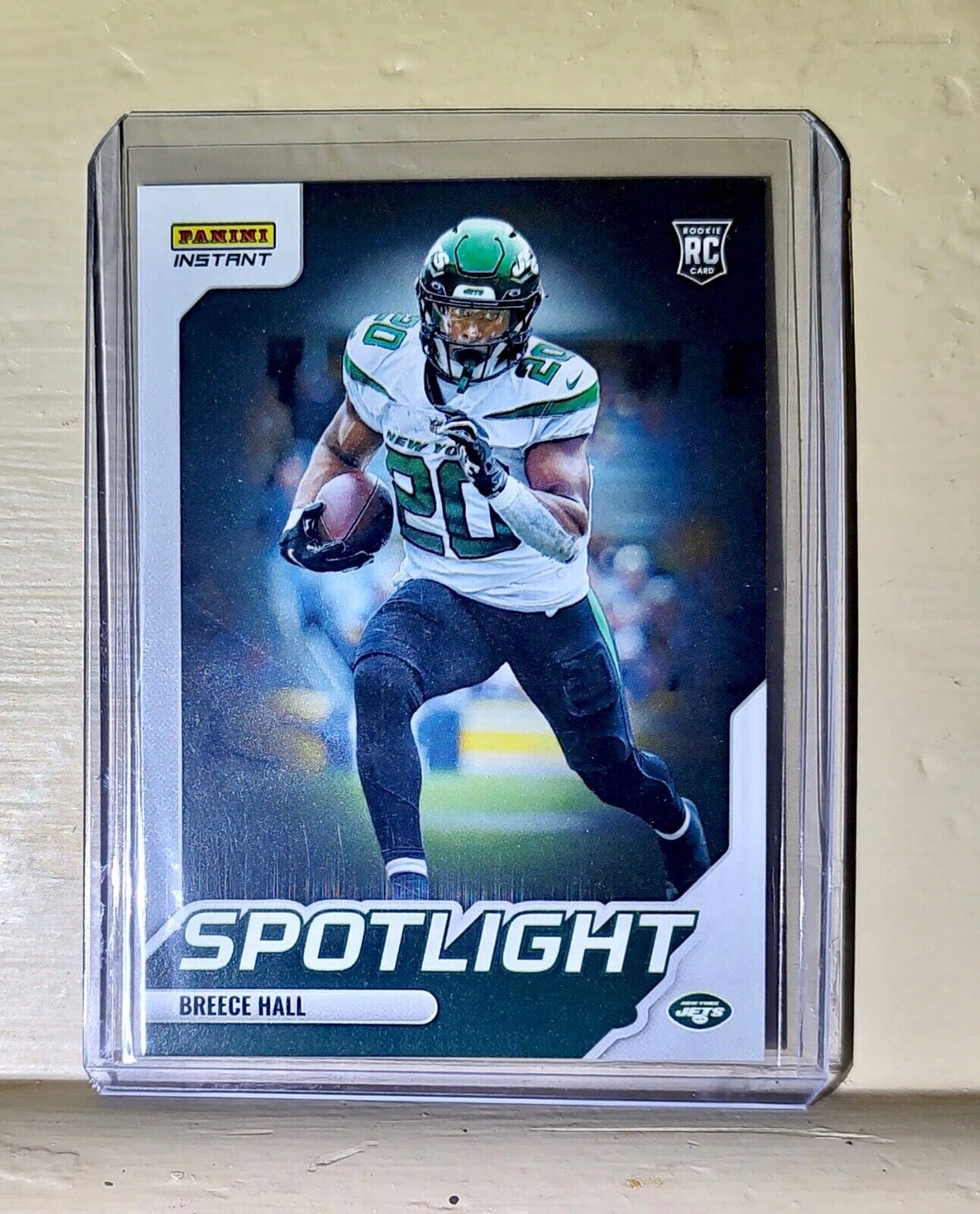 Breece Hall 2022 NFL Panini #13 Spotlight Rookie Football Card 1/603