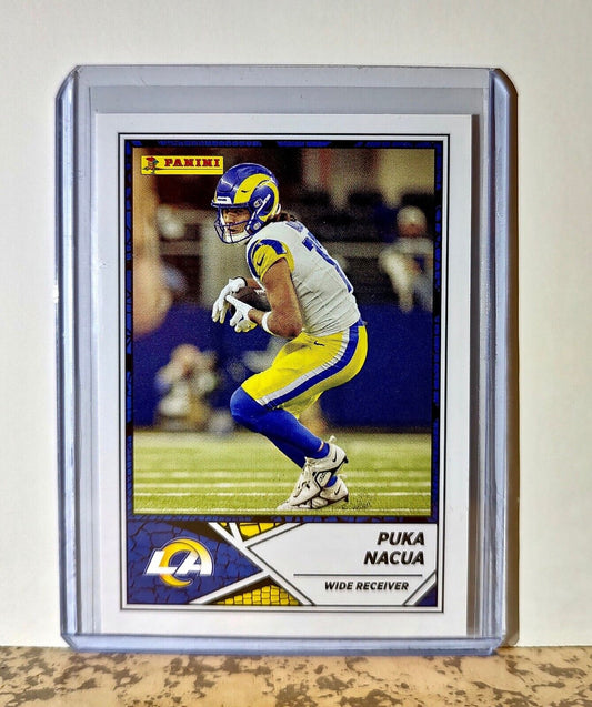 Puka Nacua 2024 Panini NFL #62 Sticker Card Los Angeles Rams