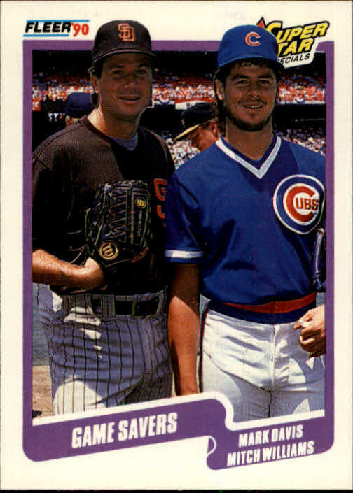 1990 Mark Davis / Mitch Williams Fleer Baseball Card #631