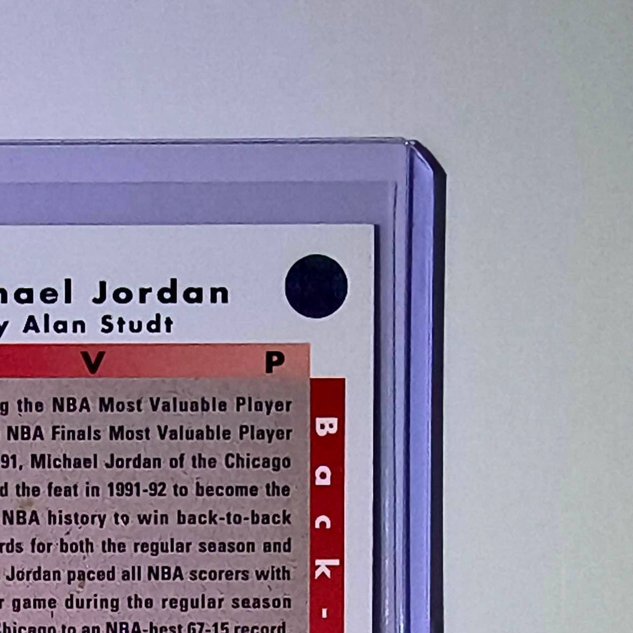Michael Jordan 1992-93 Upper Deck Back to Back MVP Basketball Card Chicago Bulls