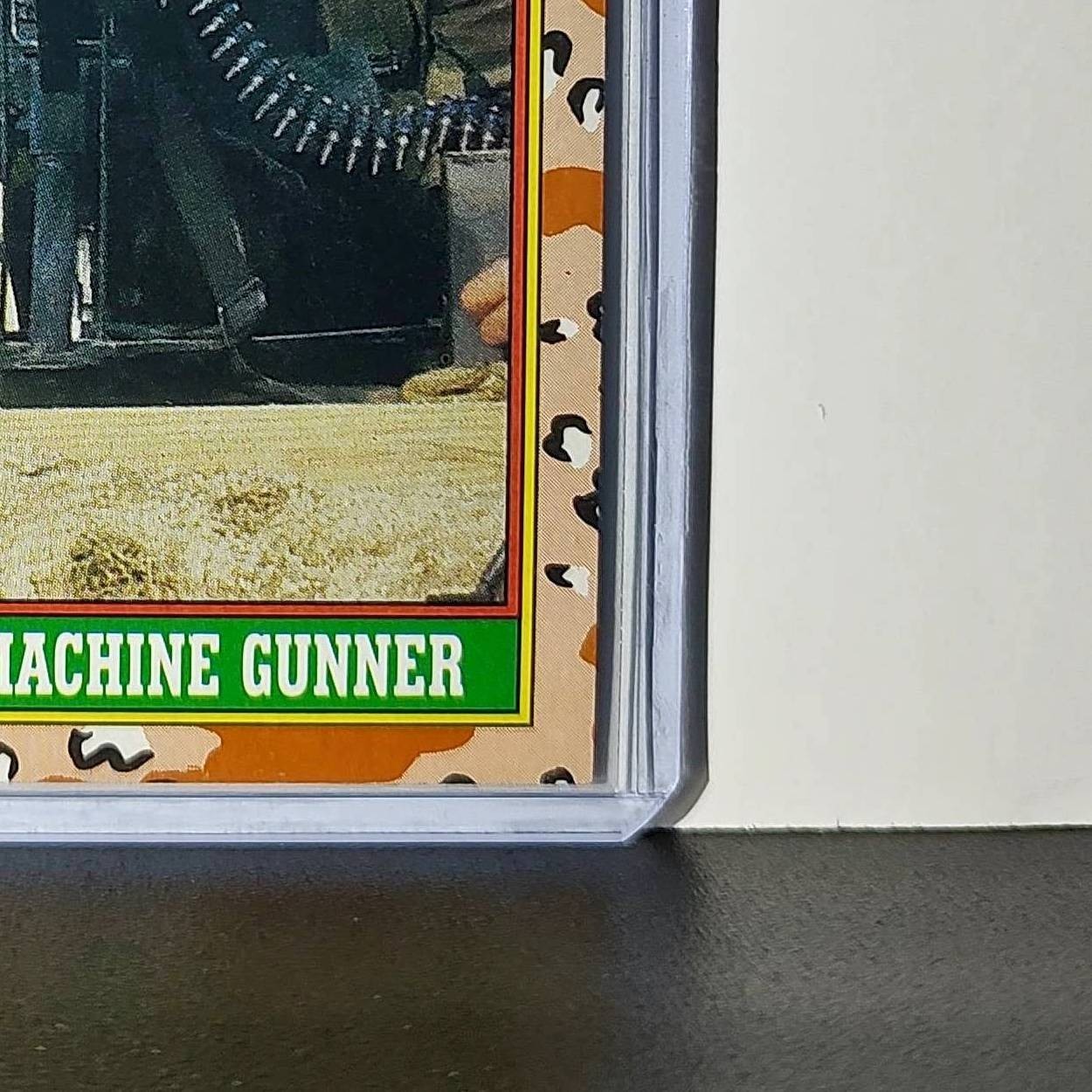 Machine Gunner 1991 Topps Desert Storm #73 Card
