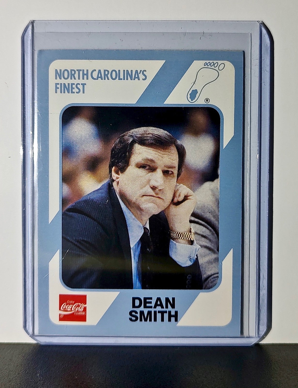 Dean Smith 1989 Collegiate Collection #2 Card North Carolina Tar Heels