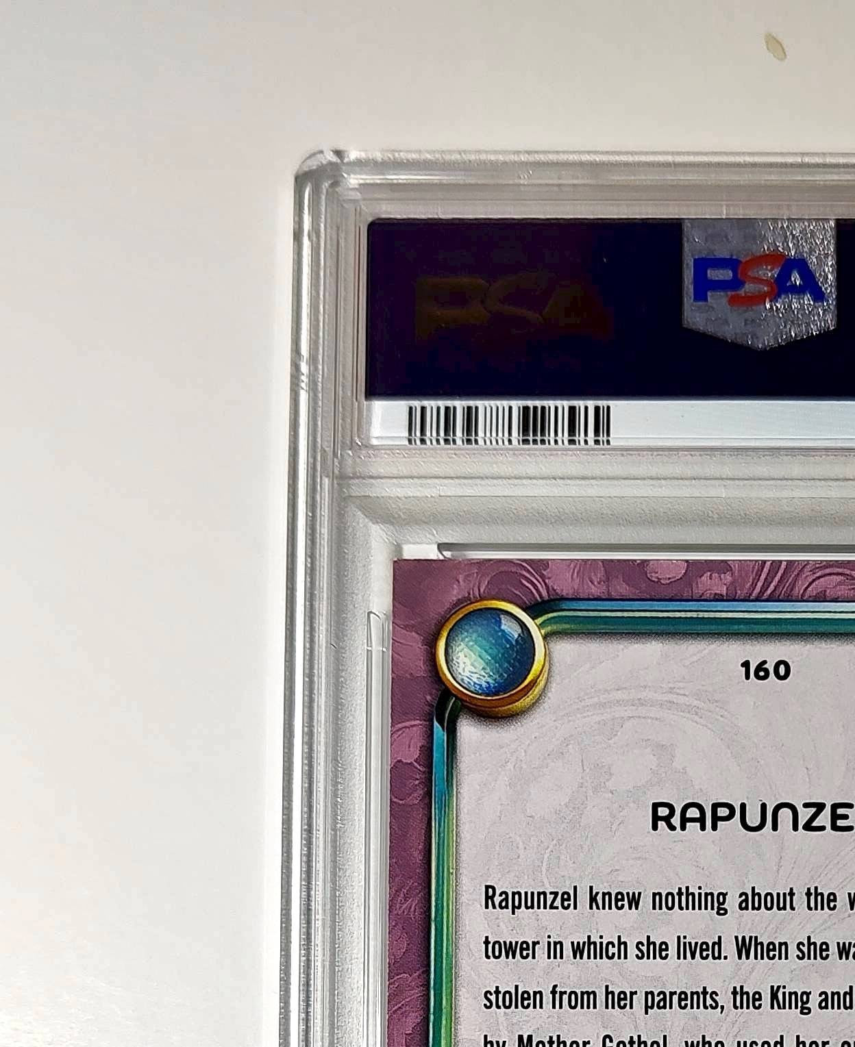 Rapunzel 2025 Topps Disney Cartoon Princess #160 Card Tangled PSA 8