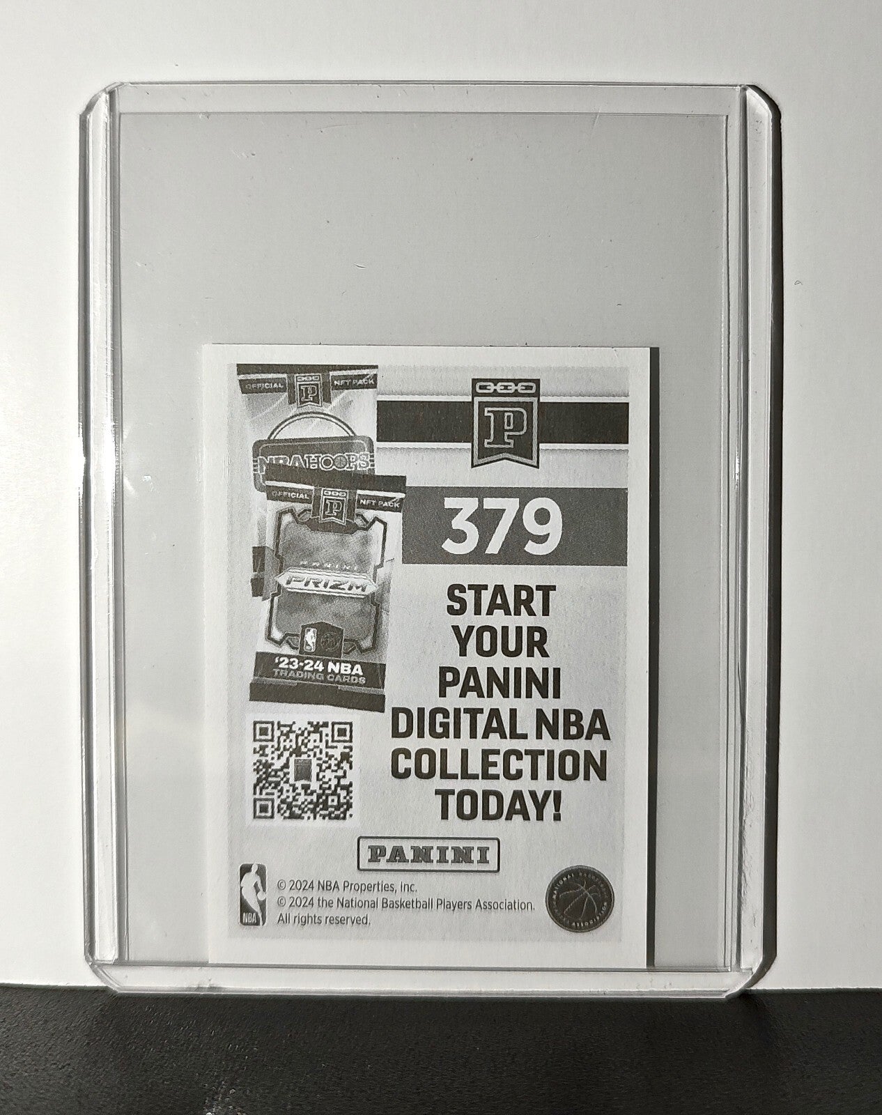 Logo 2024-25 Panini NBA #379 Sticker Card Memphis Grizzlies