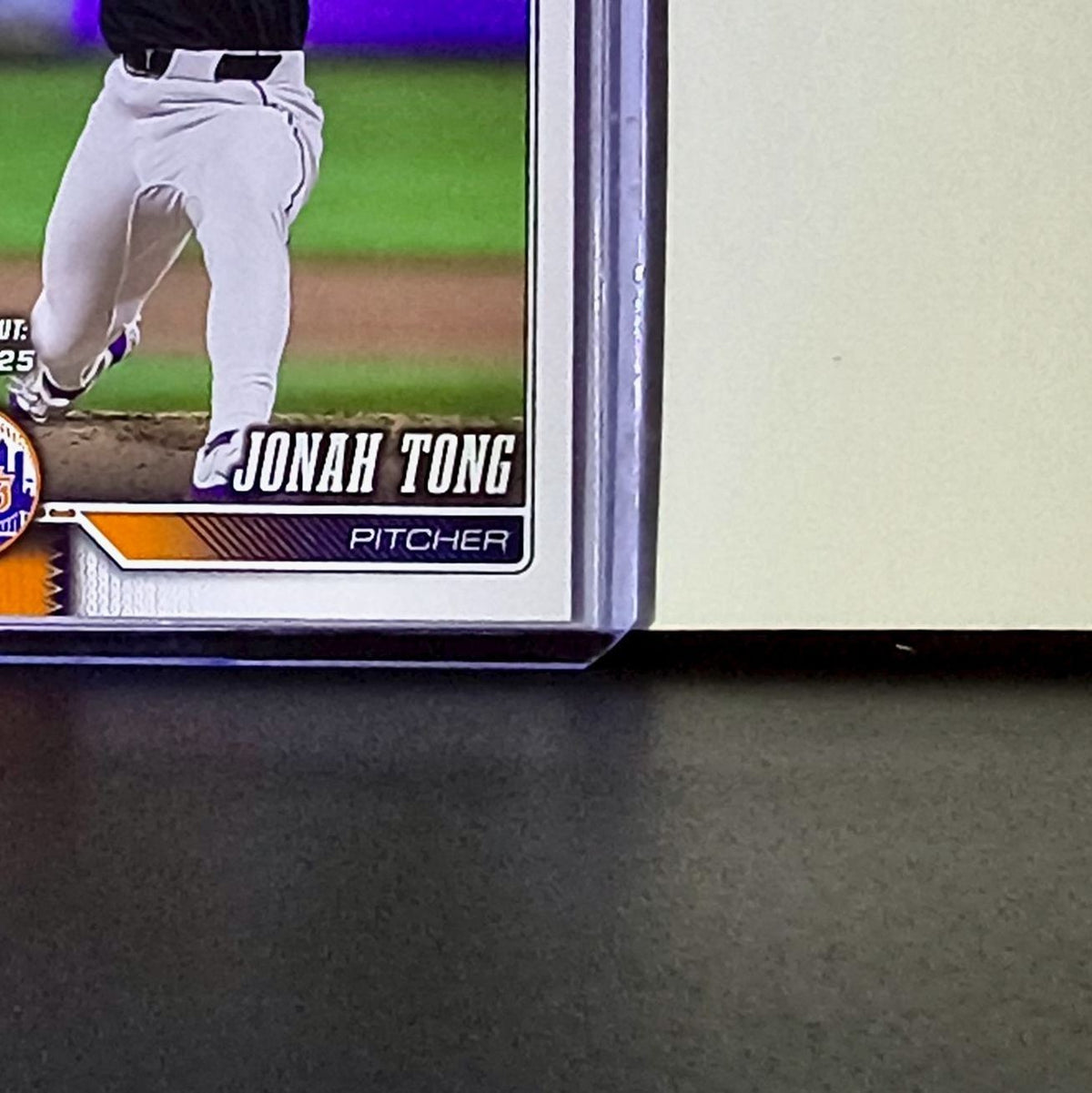 Jonah Tong Rookie 2026 Topps Update MLB #US296 Card New York Mets