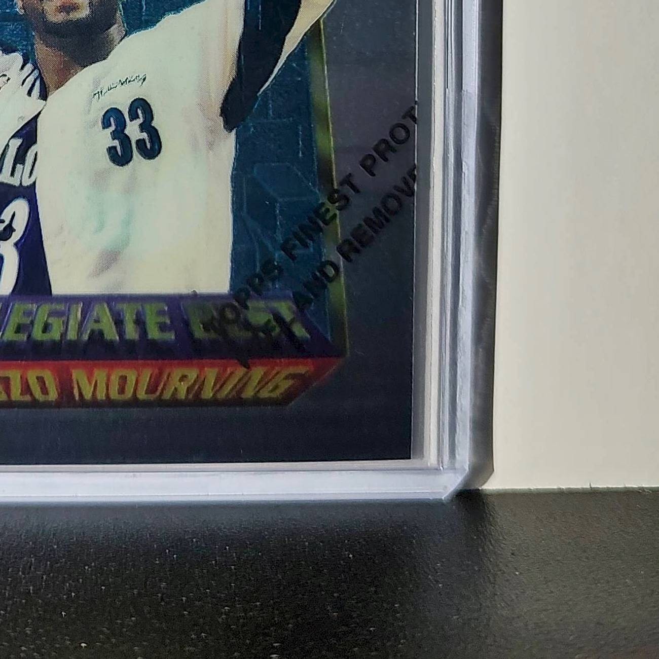 Alonzo Mourning 1994-95 Topps Finest #230 Collegiate Best