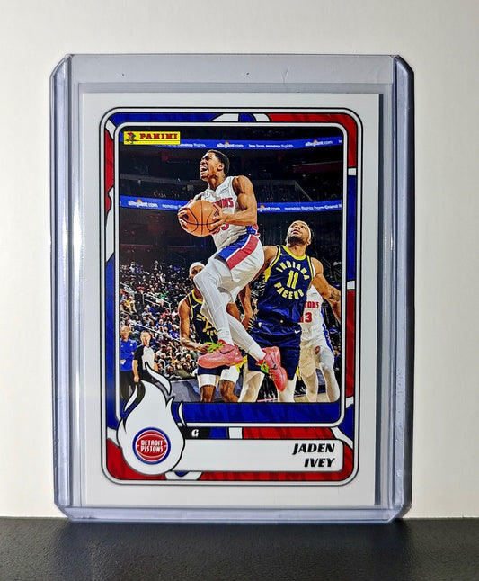 Jaden Ivey 2024-25 Panini NBA #17 Sticker Card Detroit Pistons