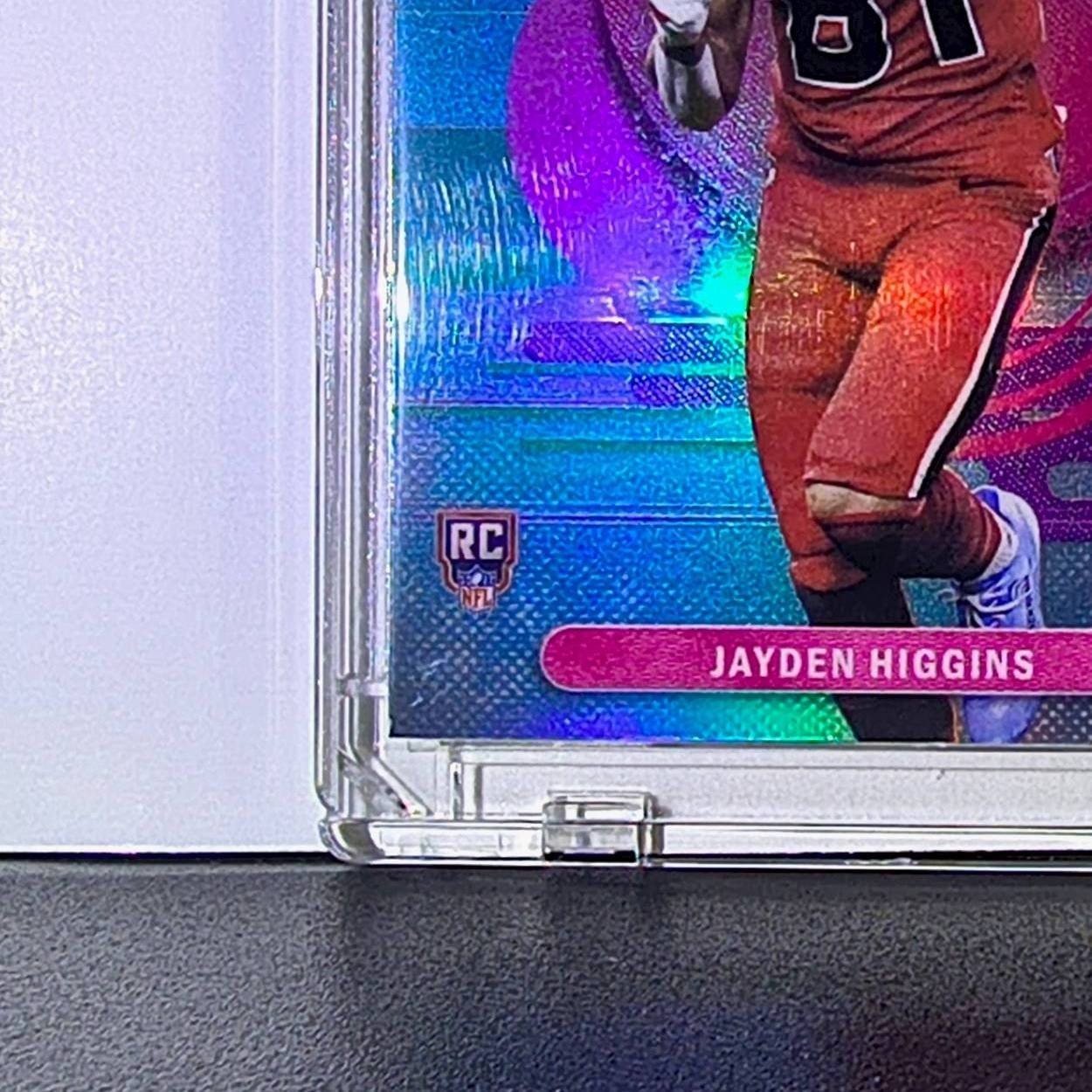 Jayden Higgins Rookie 2025 Topps Finest NFL #118 Uncommon Houston Texans 084/250