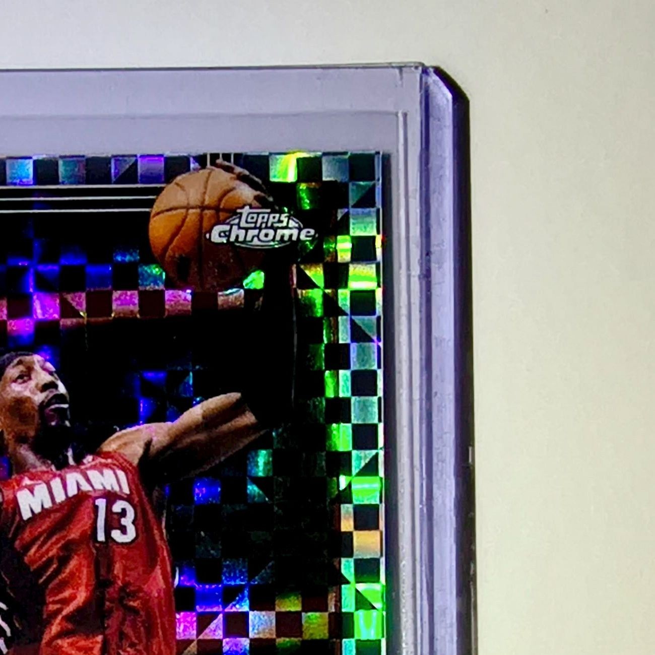 Bam Adebayo 2025-26 NBA Topps Chrome Update X-Fractor #35 Card Miami Heat