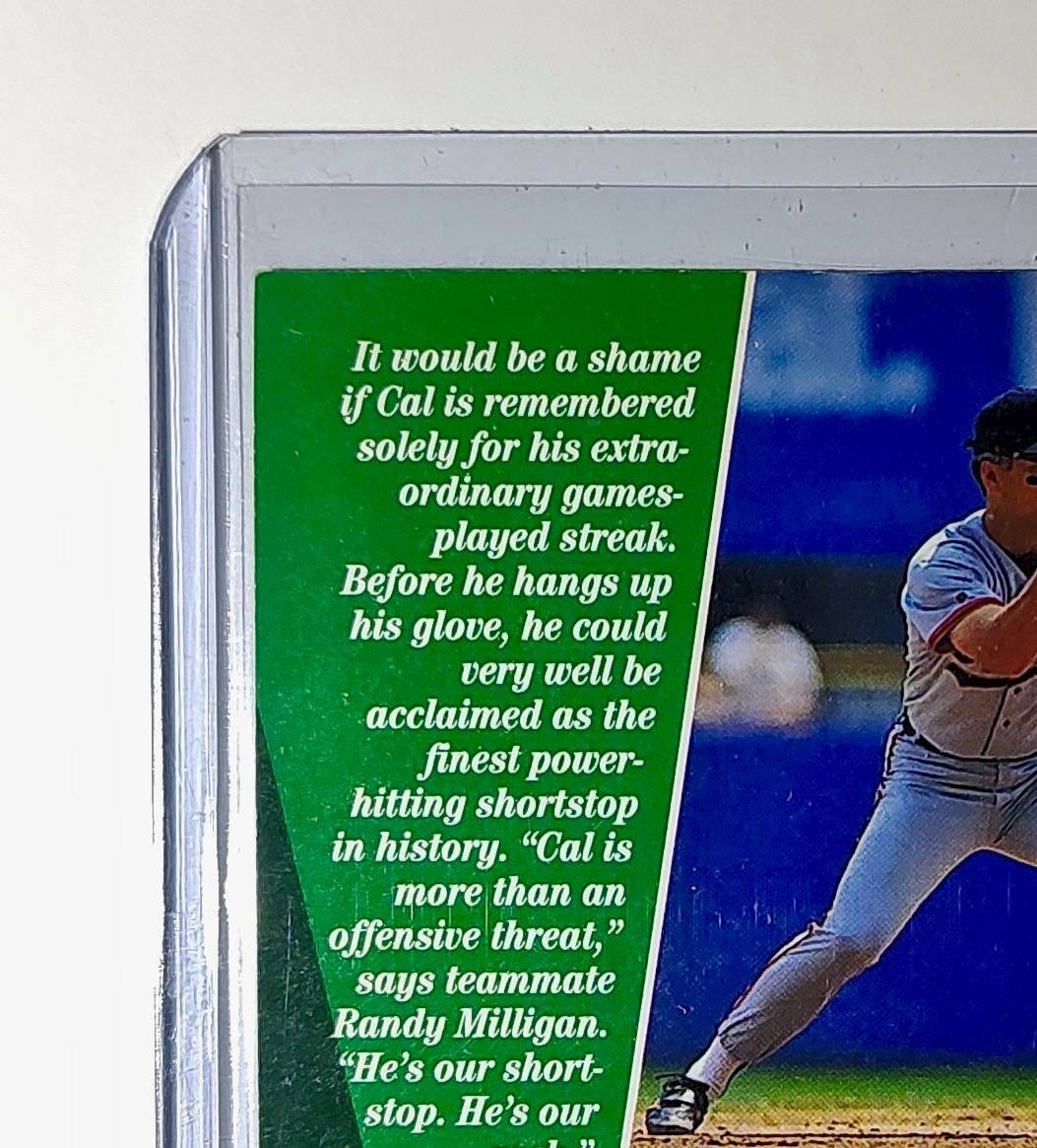 1992 Cal Ripken Jr Score MLB #18 Baseball Card Baltimore Orioles