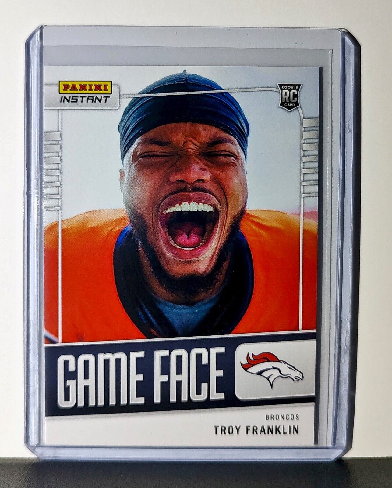 Troy Franklin 2024 Panini Game Face NFL #29 Rookie Football Card Broncos 1/331