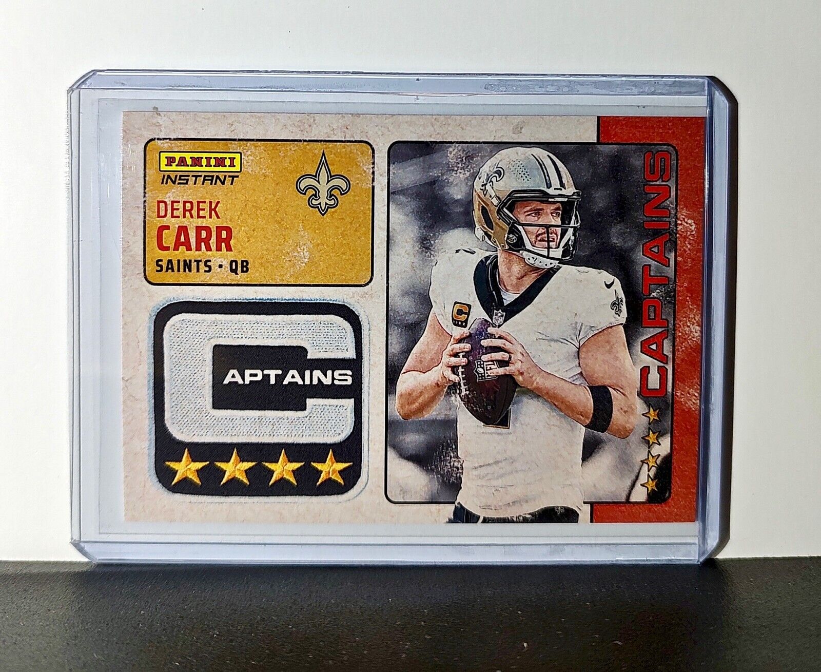 Derek Carr 2024 Panini Captains NFL #21 Card New Orleans Saints 1/351